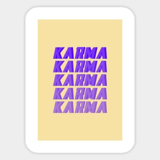 karma Sticker